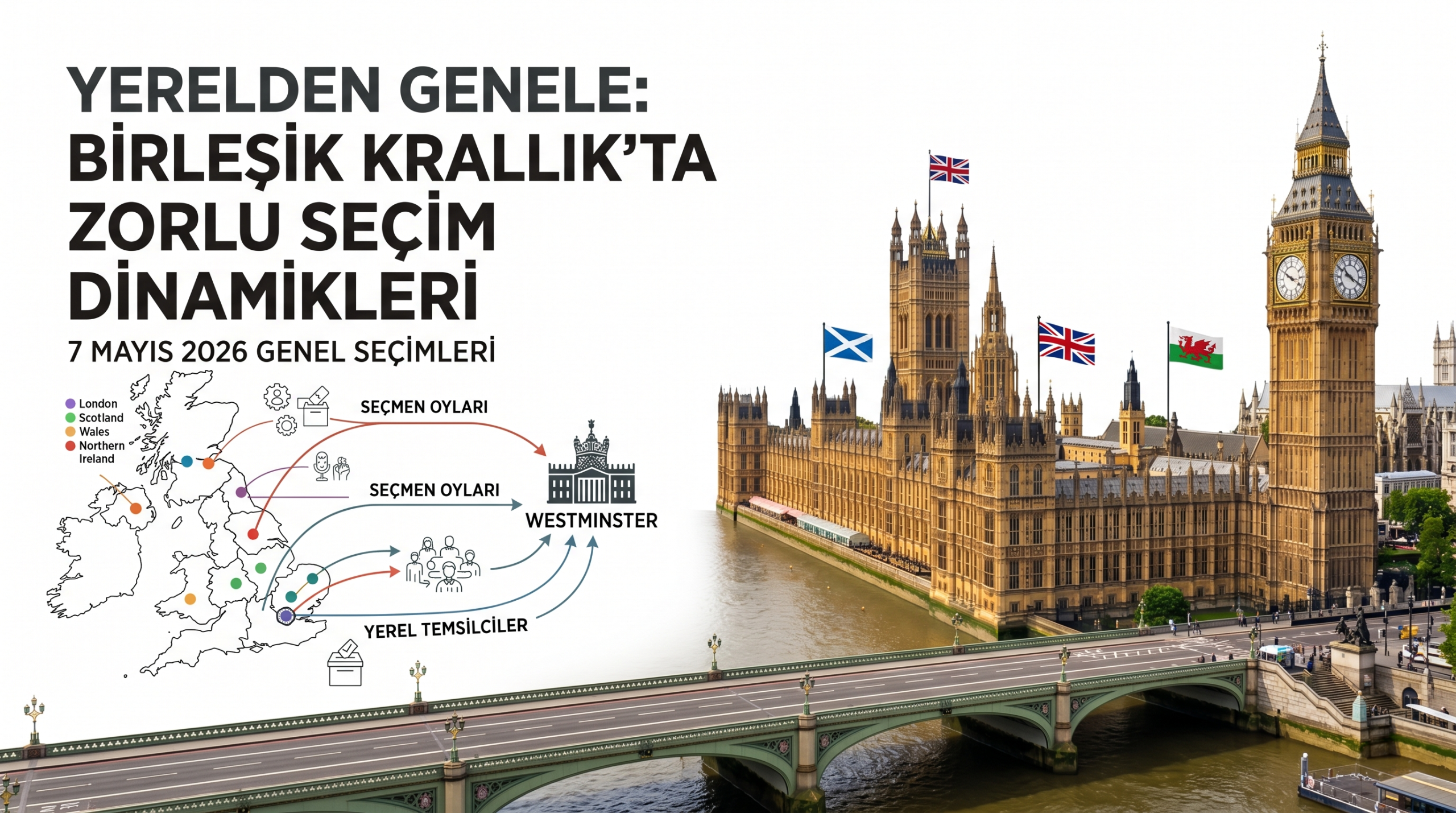 Yerelden Genele: Birleşik Krallık’ta Zorlu Seçim Dinamikleri